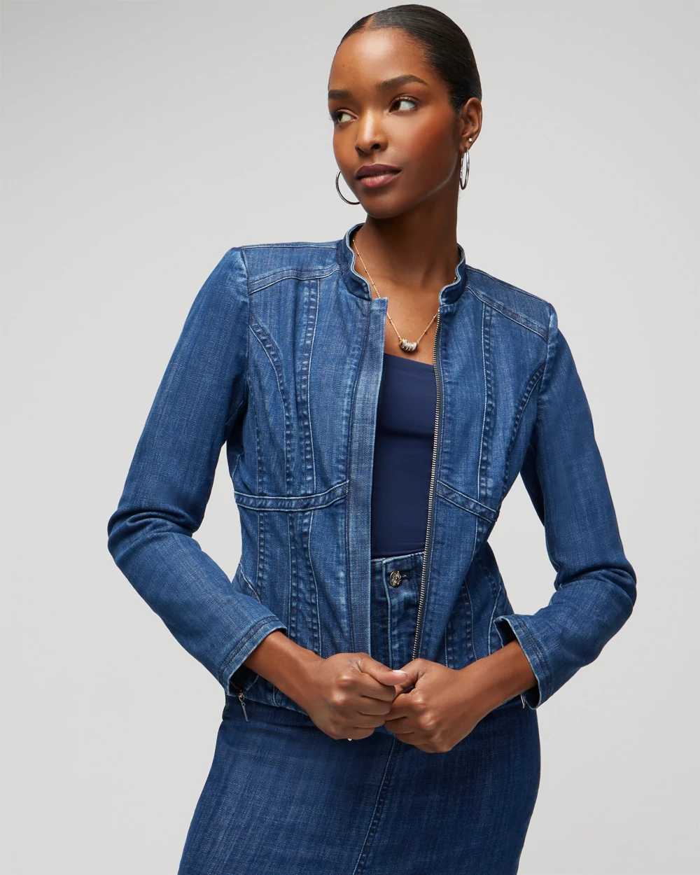 Whbm denim cheap jacket